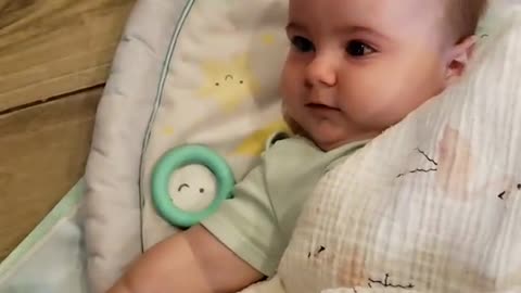 dog loving little baby