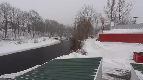 Maine - Winter Storm Orlena arriving.