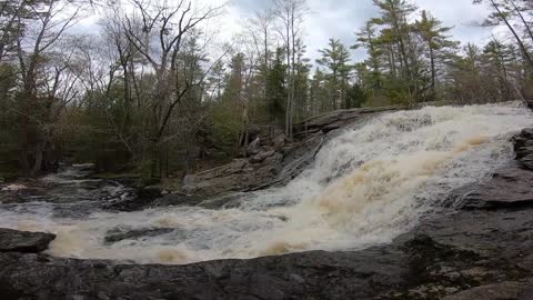 Fast Flowing Waterfall