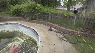 Disgusting Pool Liner! $4000.00 To FIX!