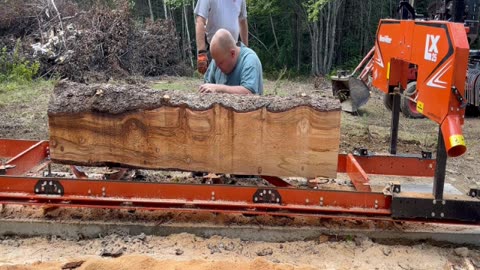 Dave's First Day Sawing