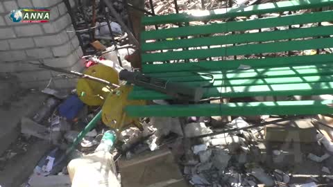 Osvobozená Popasnaja po vyhnání ukrajinských nacistů