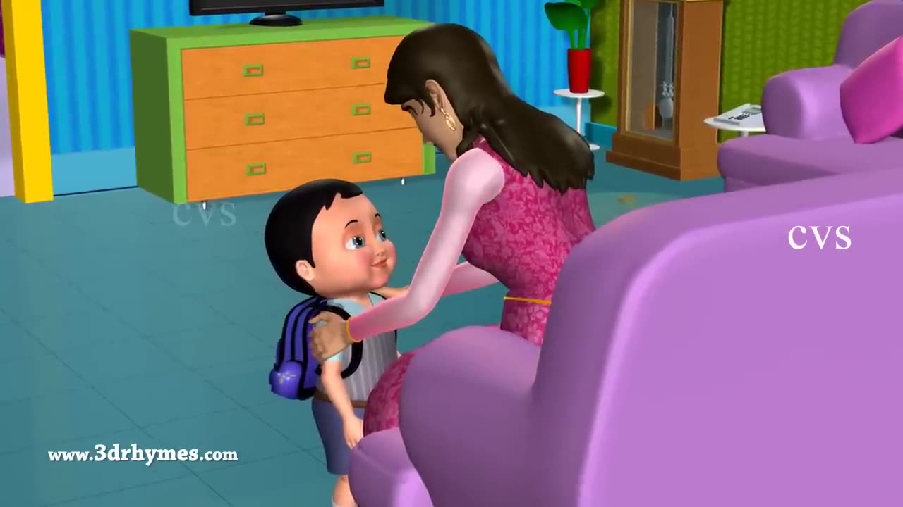 Jhonny Jhonny yes papa nursery school 3d animation songs for children