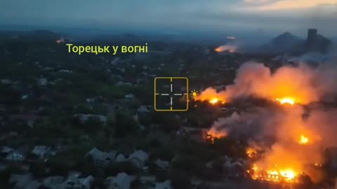 Toretsk Under Fire