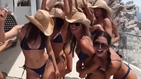 Dancing Cowgirls in Bikinis