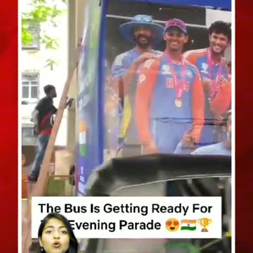 టీమ్ ఇండియా ఆటగాళ్లు పరేడ్ నిర్వహించే బస్సు ఇదే #short #teamindia #parade #bus | FBTV NEWS