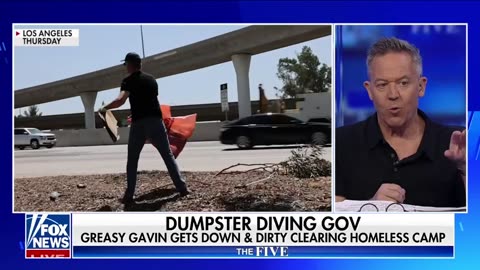 Jesse Watters_ Gavin Newsom picks up literal garbage left behind from failing policies