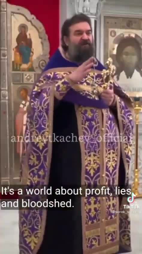 Based Russian Priest celebrates the end of PornHub in Russia