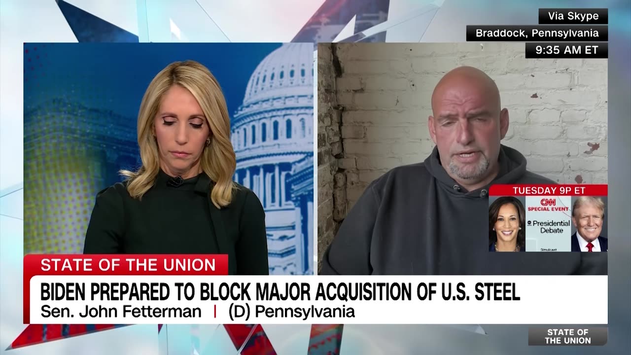 Fetterman explains why Biden dropping out of the race is no longer helping Trump