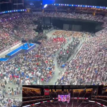 Empty Seats Hidden By Curtains at Kamala’s Rally!