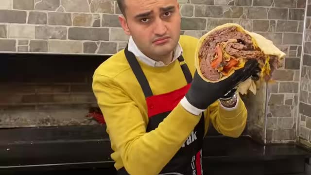 Huge Kebab Sandwich by CZN Burak