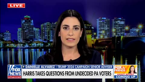 Danielle Alvarez: "Kamala isn't well-versed on any issue, dodged every question on CNN" ❌🎤