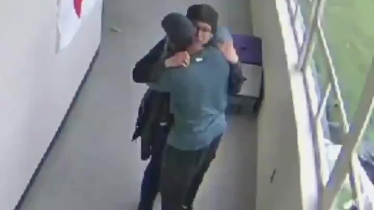 Hero Takes School Shooter's Gun Gives Hug