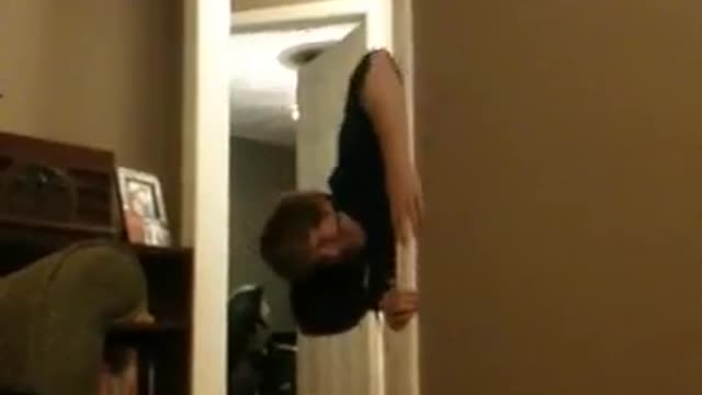Guy Gets Attacked By A Door Monster!!!!