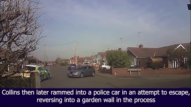 Crazy Brit Goes On Rampage During Police Pursuit In The UK