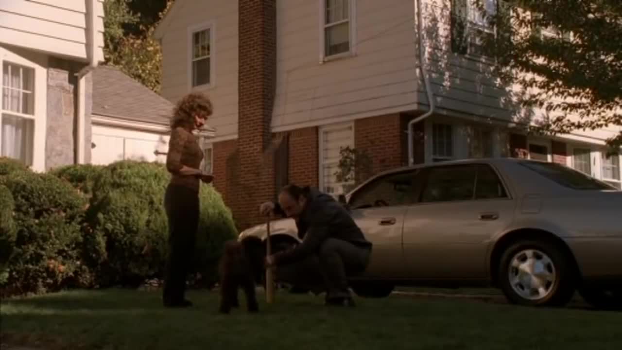 Tony Smashed Car From Angie Bonpensiero - The Sopranos HD