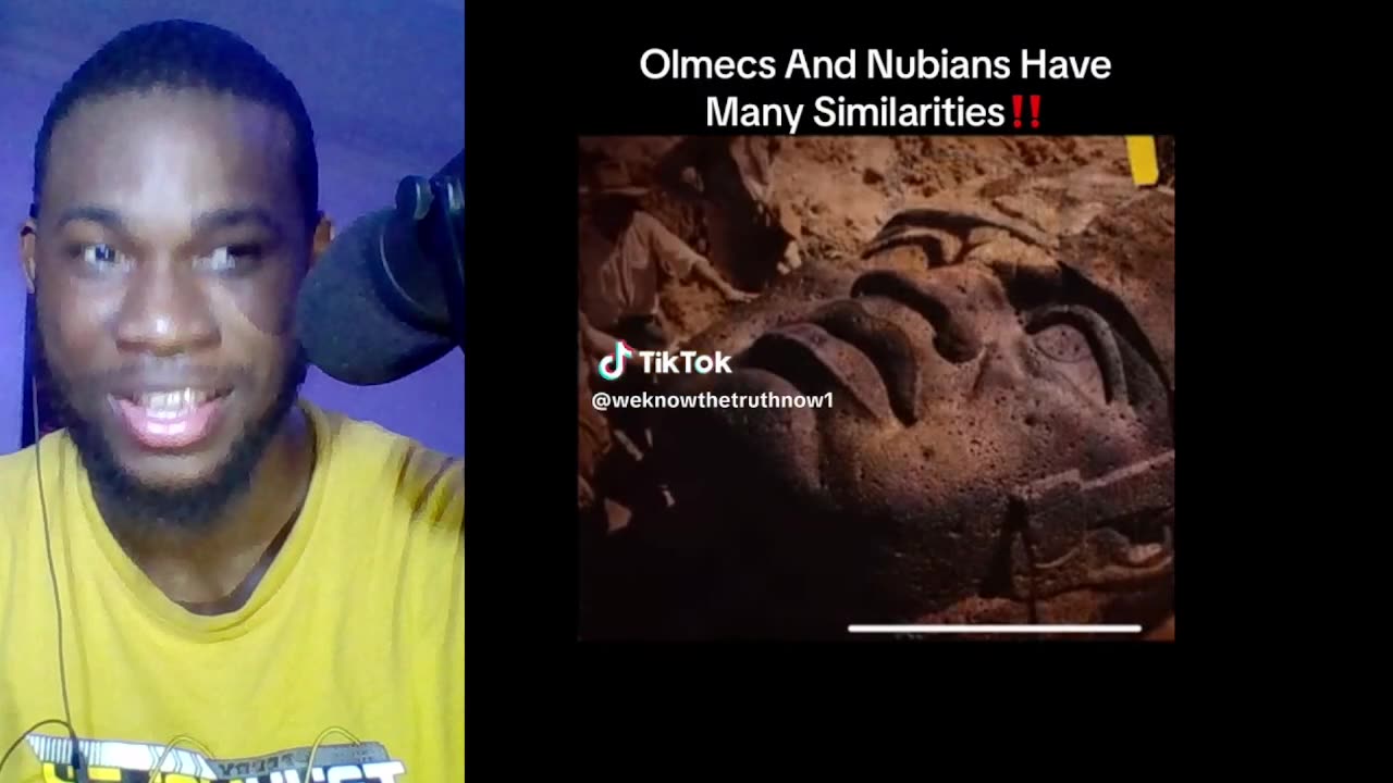 Olmecs and Nubian have many similarities