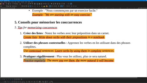 French 40 Cooccurrences Prepositions Explained