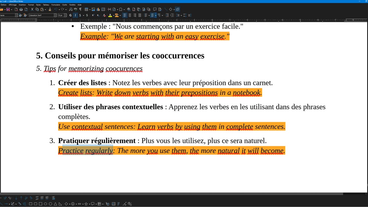 French 40 Cooccurrences Prepositions Explained