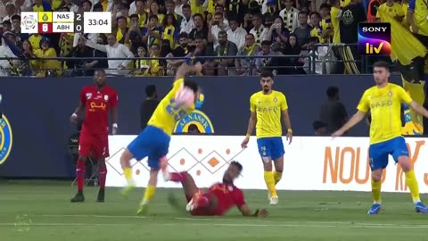 Al Nassr 2 - 2 Abha _ Highlights _ Roshn Saudi League _ 6th October 2023