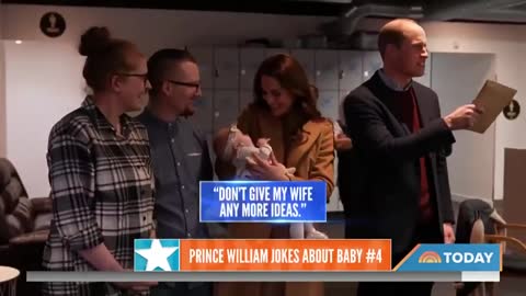 Prince William Jokes About Having A Fourth Baby