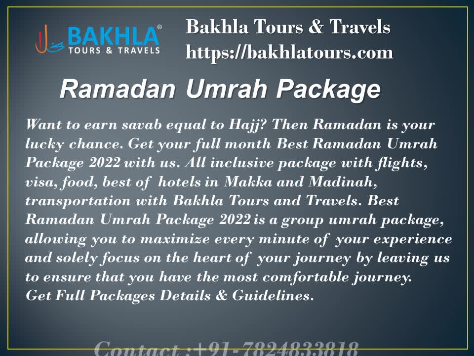 Ramadan Umrah Tour Packages