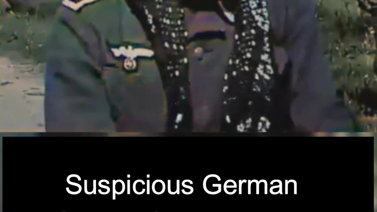 Suspicious German Soldier Captured and Extensively Searched COLOURIZED 🔍