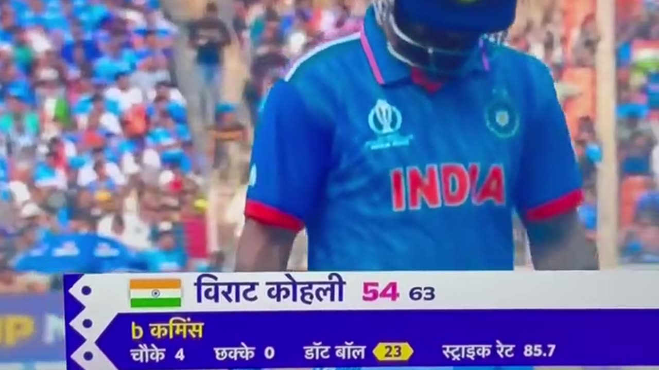 Virat Wicket #cricketworldcup2023