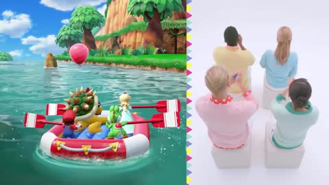 launch party of super mario(Nintendo Switch)