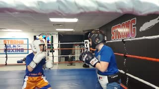 Joey boxing Patty 4/7/22