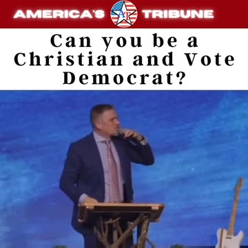 Can you be a Christian and a democrat?