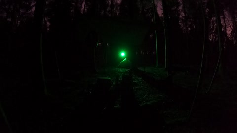Go Pro night lapse of a vlog under the tarp