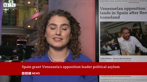 Venezuela's Edmundo González vows to 'continue to fight' for democracy after Spain asylum | BBC News