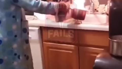 Water + Hot Oil