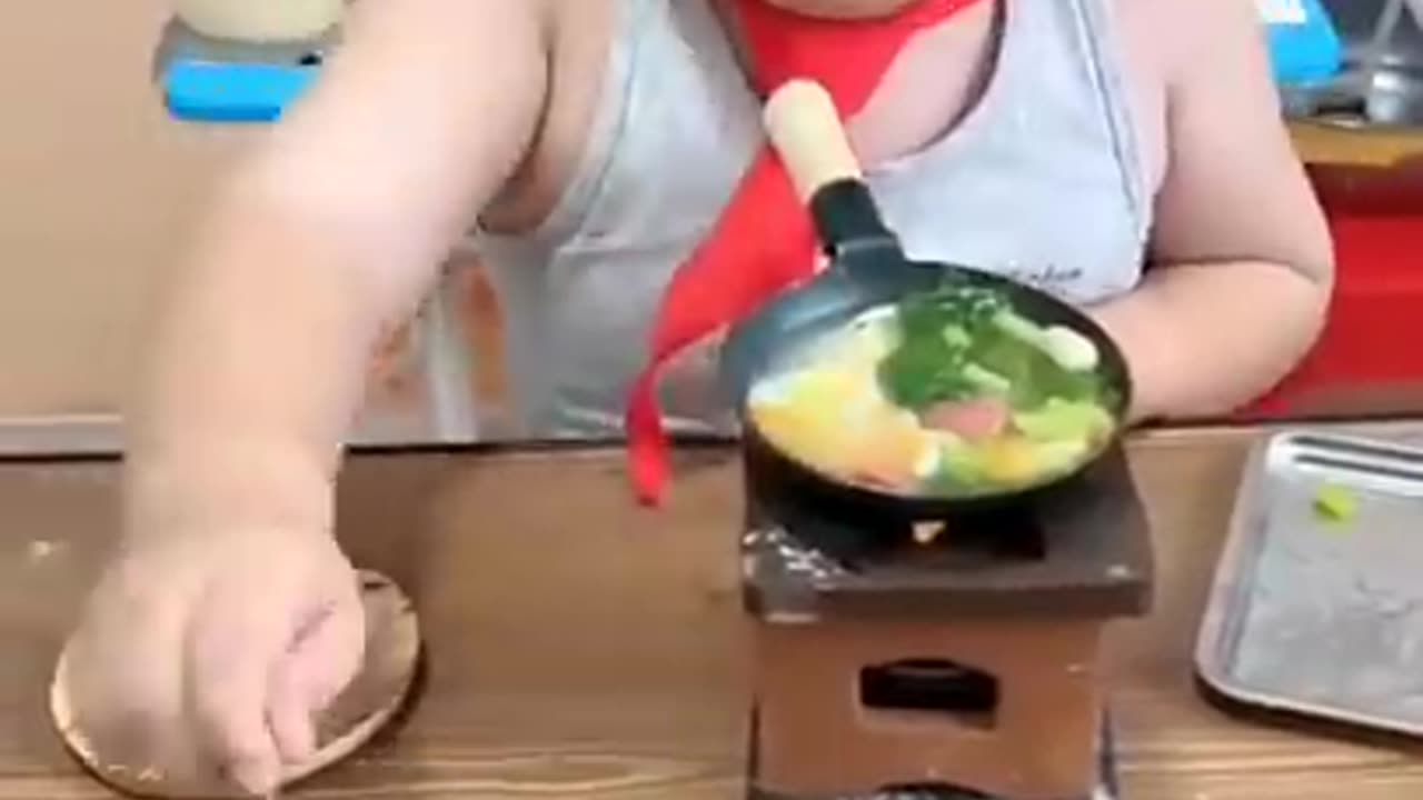 Chinese baby cooking