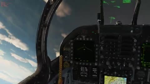 DCS - F-18 vs F-15 - Defensive Falling Leaf BFM.