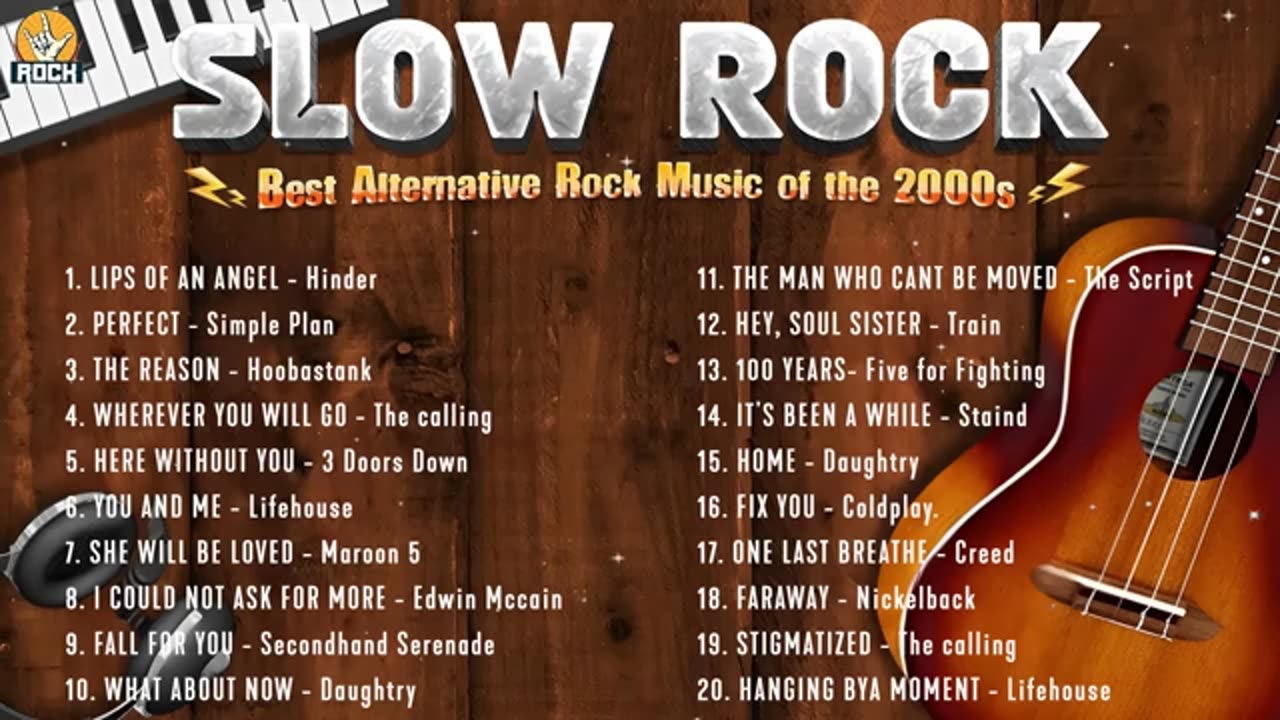 Slow Rock | Alternative Rock in 2000s | Simple Plan, Hoobastank, The Calling, Howie Day, Linkin Park