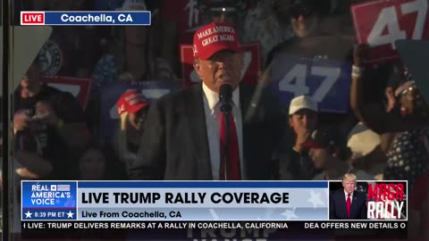 PROTESTER SHOUTED DOWN AT TRUMP RALLY