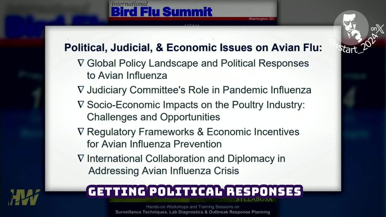 The Jaxen Report about the Bird Flu Summit.