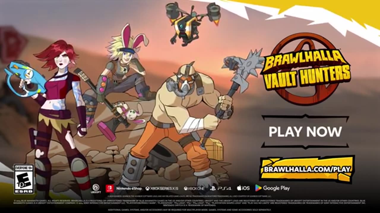 Brawlhalla x Borderlands - Official Vault Hunters Crossover Event Launch Trailer