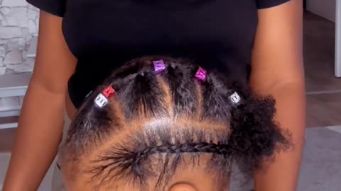 Cute hairstyle for natural hair 😻 #Hairstyle #hairvideo #naturalhair #ifysworld