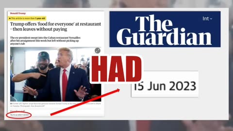 Fact Check: 'Food For Everyone' Headline Does NOT Show Trump Leaving McDonald's Without Paying