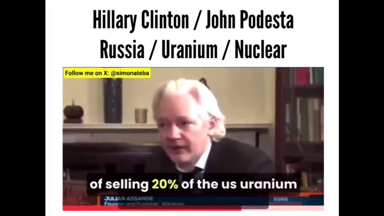 Hillary Clinton sold 20% of the US Uranium supply to Russia ⧸ Uranium One