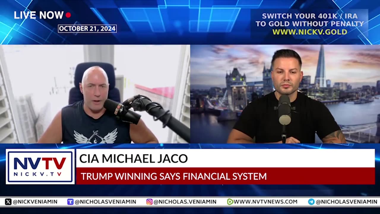 CIA Michael Jaco Discusses Trump Winning Says Financial System with Nicholas Veniamin