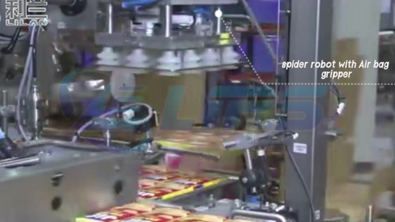 Automatic spider robot packer for yogurt cup #packaging#robot#foryou#packer