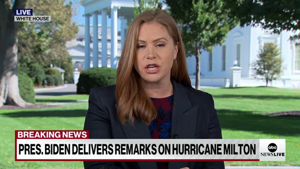 Biden vows to help 'put pieces back together' for those impacted by Hurricane Mi