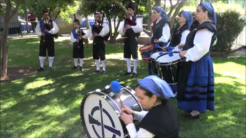 Seventh South American of Scottish bands parade in Santiago, Chile