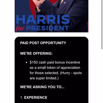 Support For Kamala Harris on @tiktok_us And Instgram Is Faked And Paid For Per Laura Loomer