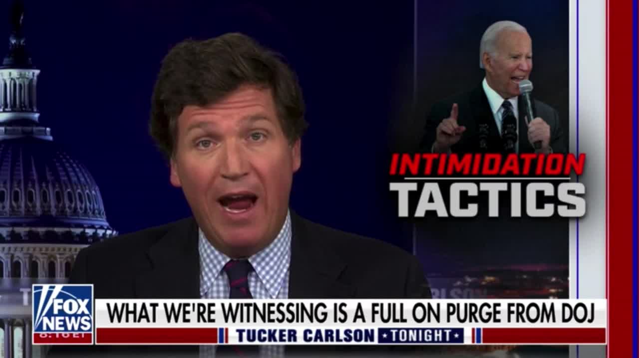 Tucker Obtained Unlawful & Unprecedented Subpoenas From Biden Regime's Corrupt DOJ