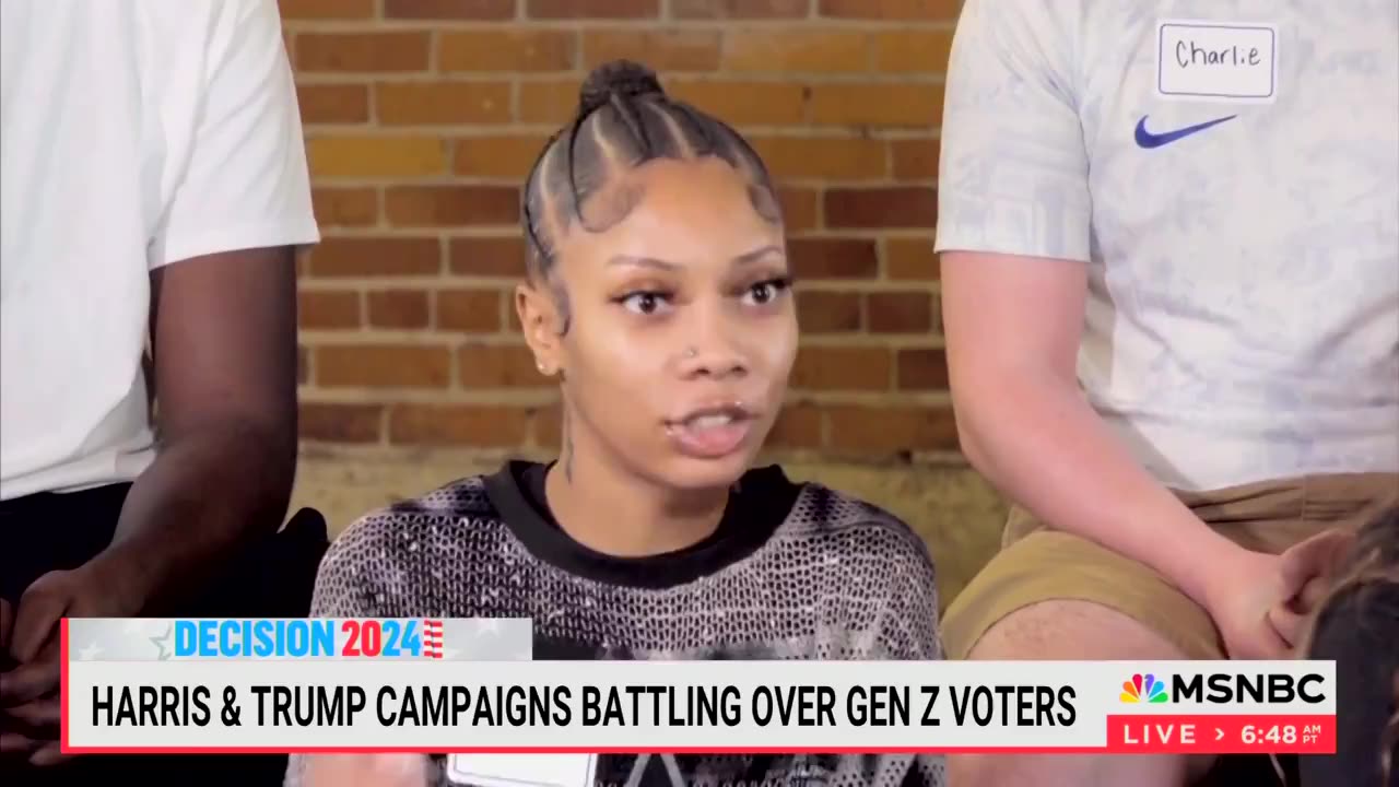 Gen Z Voter Slams Biden-Harris Economy on MSNBC